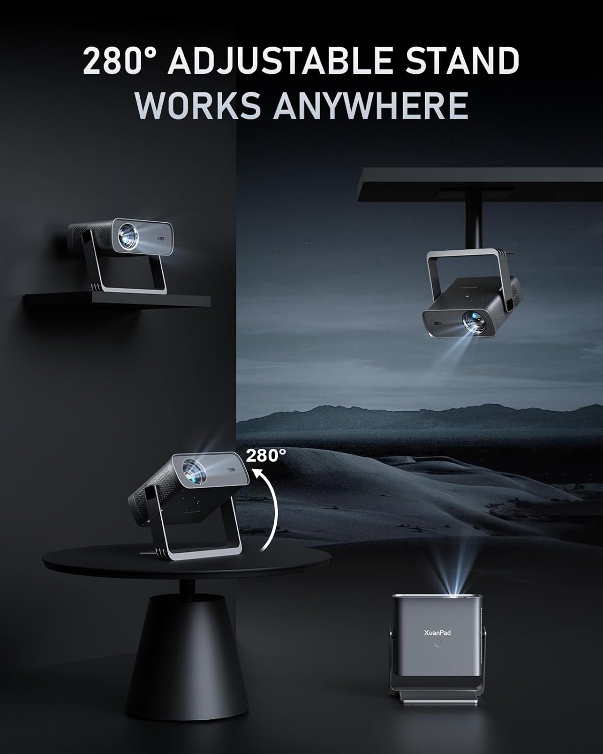 xuanpad mini projector connect to speaker