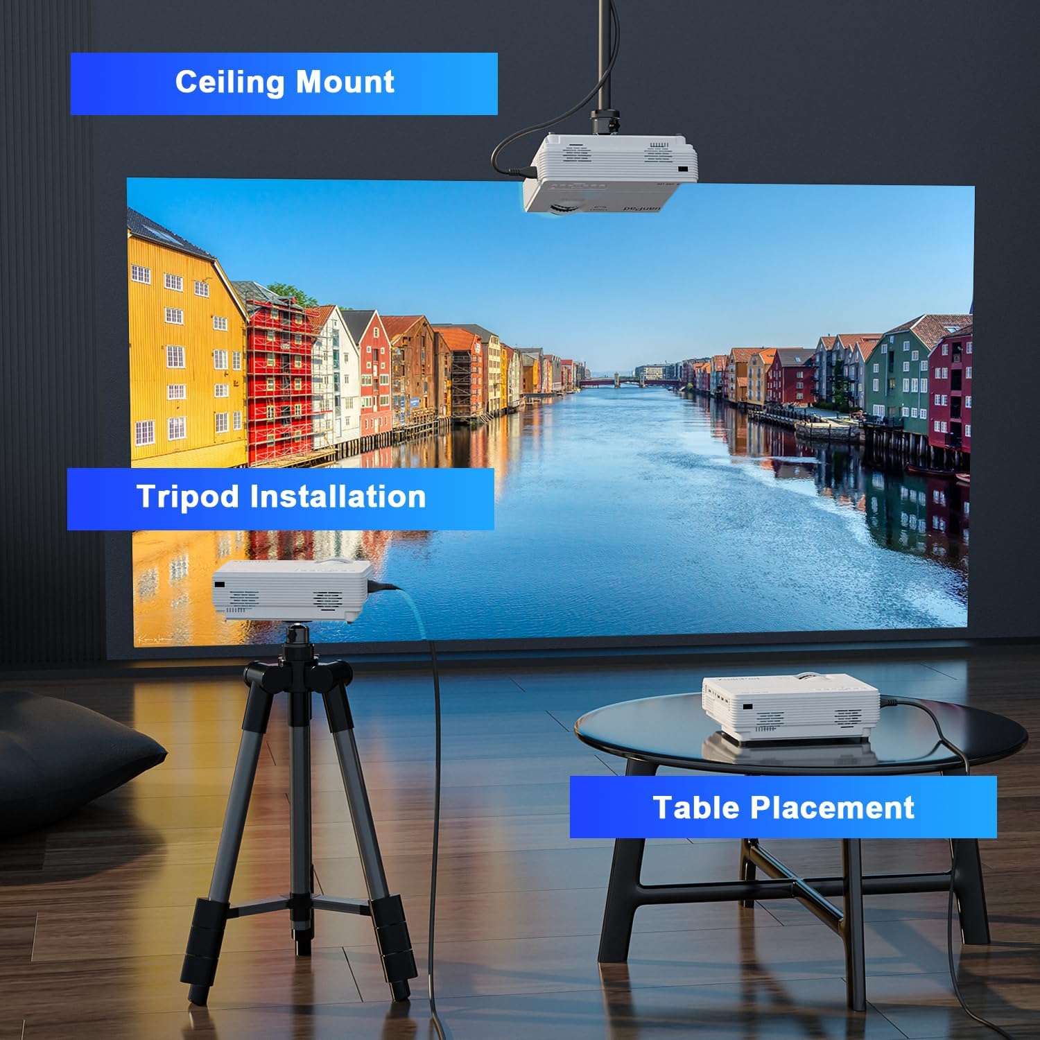 xuanpad mini projector m8-f